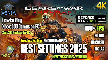 Gears Of War Judgment Xenia Best Settings 2025 | Xenia Manager | Xbox 360 Emulator | Smooth Gameplay