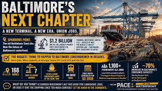 Baltimore’s Biggest Port Expansion in Decades | 1,100 New ILA Jobs