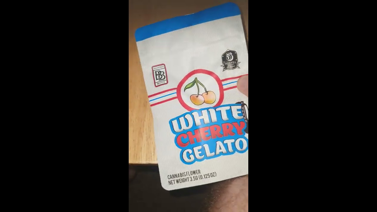 White cherry gelato cali pack, back pack boyz, 5 points la weed review