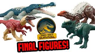 THERE HERE! FINAL JURASSIC WORLD SURVIVAL FIGURES REVEALED (NEWS)