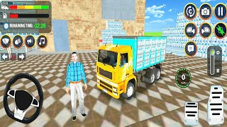 Box Truck Driver Speeds Carrying Aquafina Mineral Water Packaging [Part:8] - Truck Car Games screenshot 4