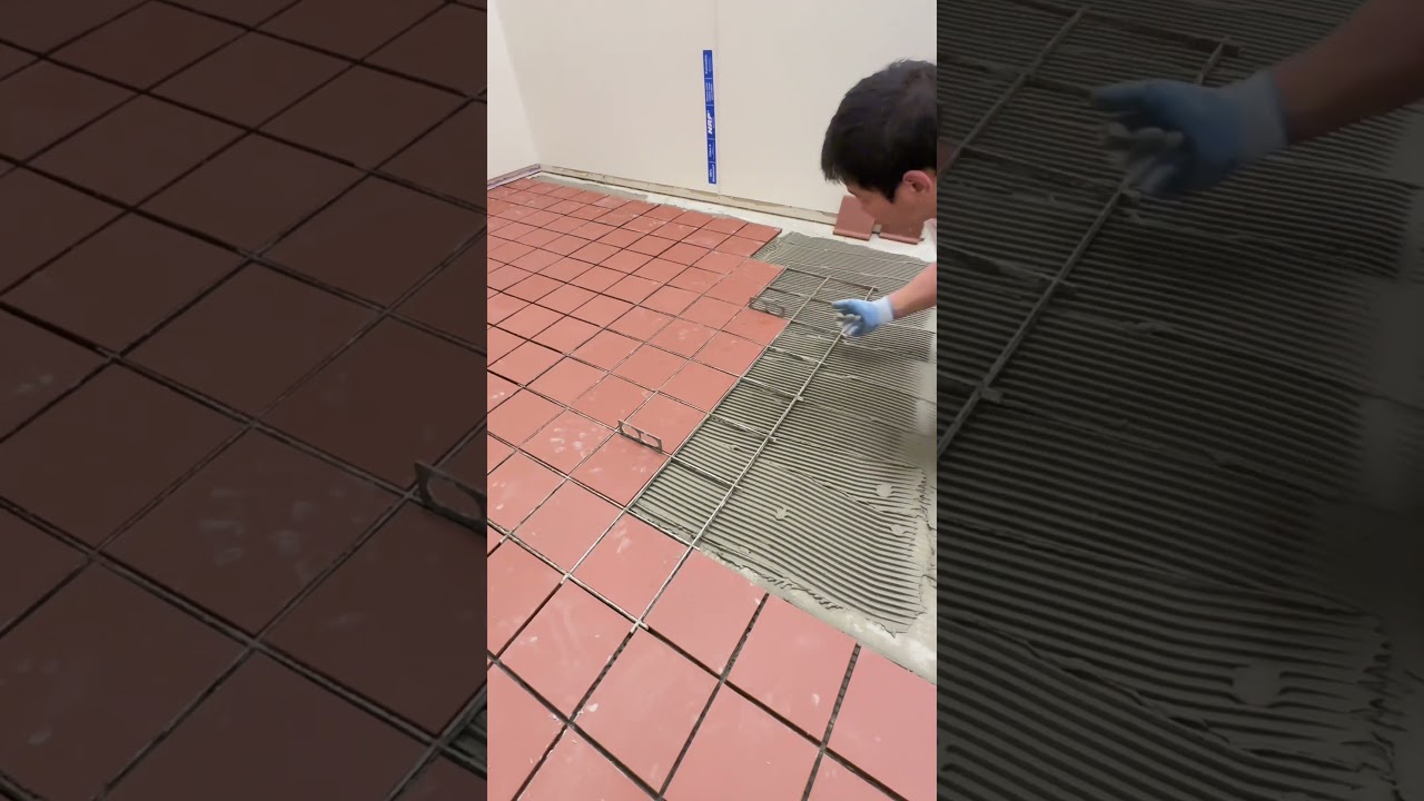 commercial kitchen tile flooring installation