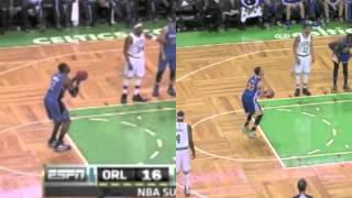 Dwight Howard Stephen Curry Free Throw Gather To Release