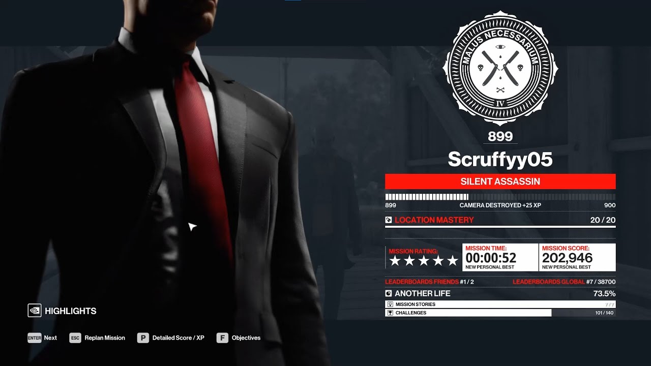 Hitman 3 - Whittleton Creek - 52s - SASO Speedrun