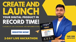 Build Your First (OR NEXT) Digital Product In Just 2 DAYS!