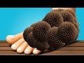 ASMR Deep Relaxing Foot Cleaning 👄 | Gentle Massage & Sleep Triggers part 4