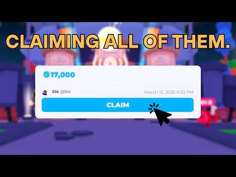 Claiming over 50,000 robux worth of gifts in pls donate!