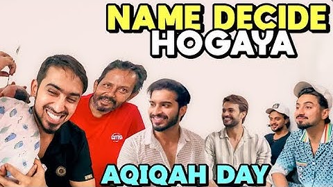 Naming Our First Child & Aqiqah Celebration |Adnaan07