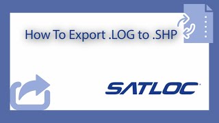 How to Export LOG to SHP - MapStar