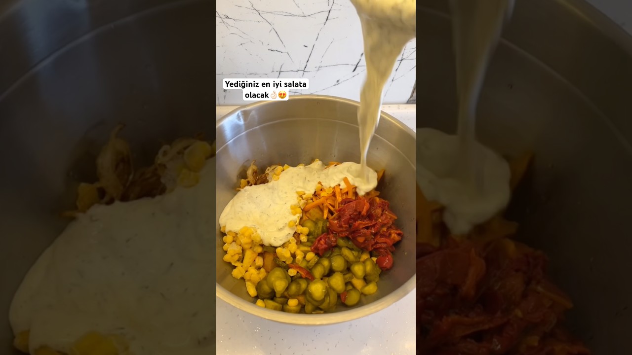 #salata #körili #yoğurtlusalata #recipe #tarif #yemek #food #keşfet #viral #yemektarifleri