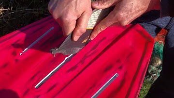 SUPboarder quick SUP tip / Pencil mark your fin position