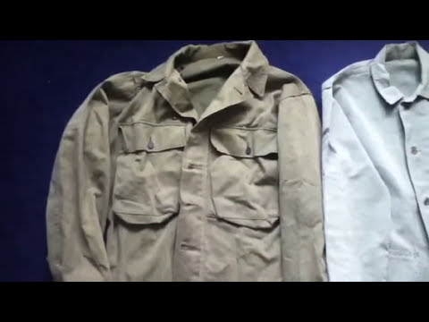 WW2 US 2nd Pattern HBT Set And A USMC Jacket WW2 US 2nd Pattern HBT Set And A USMC Jacket