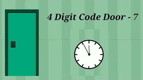 4 Digit Code Game Door - 7 Walkthrough Android Gameplay | Puzzle Games