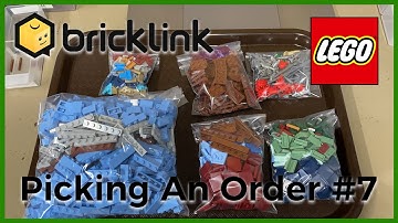 LATE NIGHT RAMBLING AND PACKING | Picking An Order on BrickLink #7