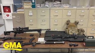LAPD arrests man with huge cache of guns and ammunition l GMA