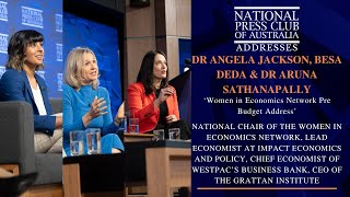 IN FULL: Dr Angela Jackson, Besa Deda & Dr Aruna Sathanapally's Address to the National Press Club