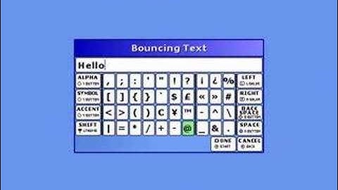 Chapter 23, Virtual Keyboard