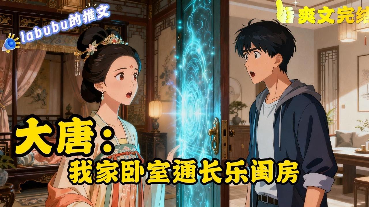 完结《大唐》被婚约苦恼长乐公主，无意间在屋里发现一道门，打开后竟穿越到21世纪。而身处二十一世纪的墨无痕，在一天夜里发现家中进贼，却正是从大唐而来的李丽质。往返于大唐与现代尽在于此。#历史#唐朝#脑洞