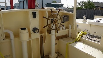 Wharram Tiki 38 "Dog" cockpit with top.