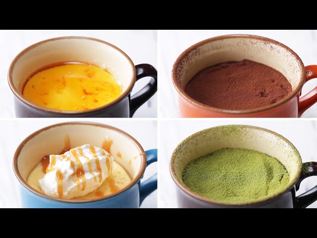 アレンジ自在 レンジでプリン4選 アレンジ自在 レンジでプリン4選
