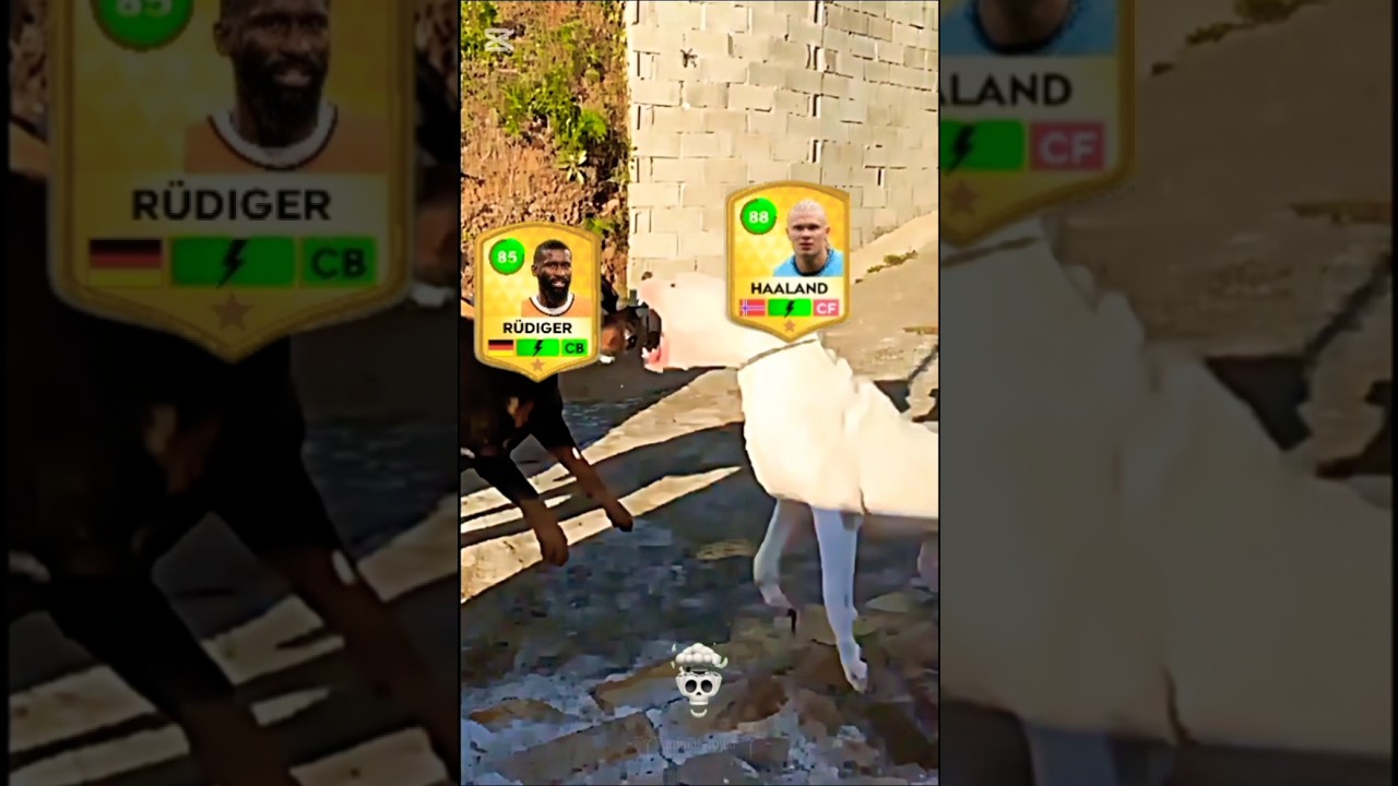 Antonio Rüdiger is cooked by Haaland🔥😱