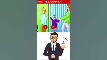 Who is the kidnapper? #riddles #funny #shorts