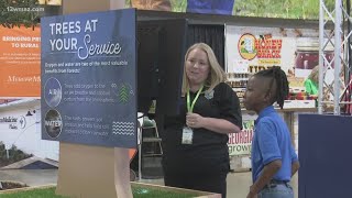 Seedling to Solutions | 13WMAZ Junior Journalists at the Georgia National Fair's Timber Exhibit
