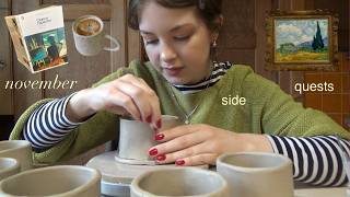 - november diaries 🦢 [ pottery, opera, days in zurich & at home ]