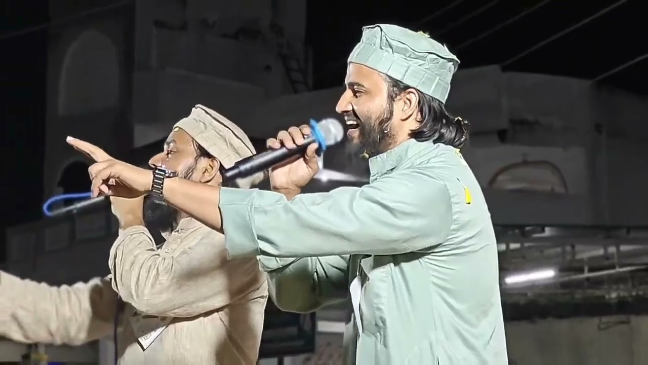 Mufti Tariq jameel Qari Zahir Faizi || Madina hai jaha par  || Sillod Maharashtra 