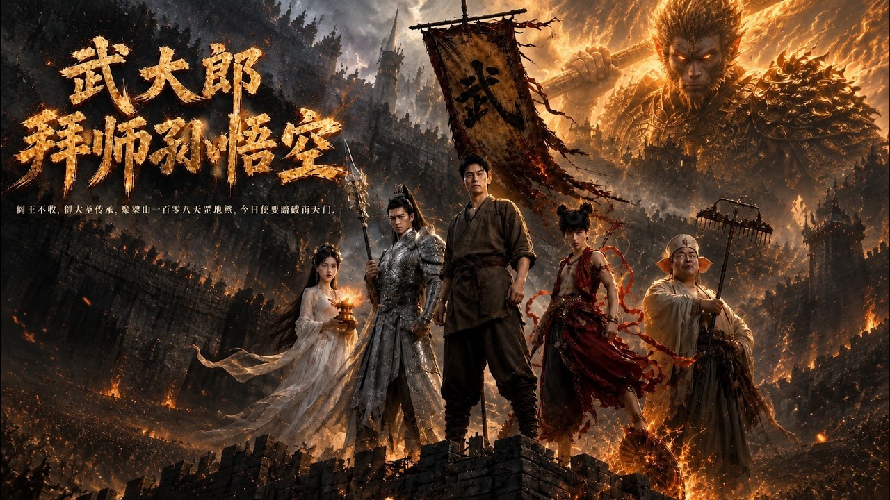 【完結全集】《武大郎拜师孙悟空》🔥武直穿越武大郎 携孙悟空金丹死而复生 率梁山群雄对抗天庭十万天兵#漫剧 #动态漫 #动漫 #スカッと