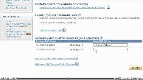Updating DNS at Register.com