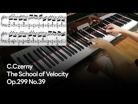 What if playing czerny's piece an IN TEMPO? [Op.299 No.39]
