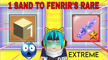 1 SAND TO RARE EXTREME CHALLENGE😳😱 SkyKING Series No to Dup Skyblock BlockmanGo