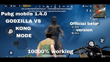 HOW TO DOWNLOAD GODZILLA VS KONG MODE PUBG MOBILE | HOW TO DOWNLOAD PUBG MOBILE 1.4.0|