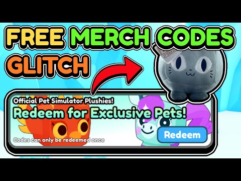 ALL NEW *FREE MERCH PETS* UPDATE CODES in PET