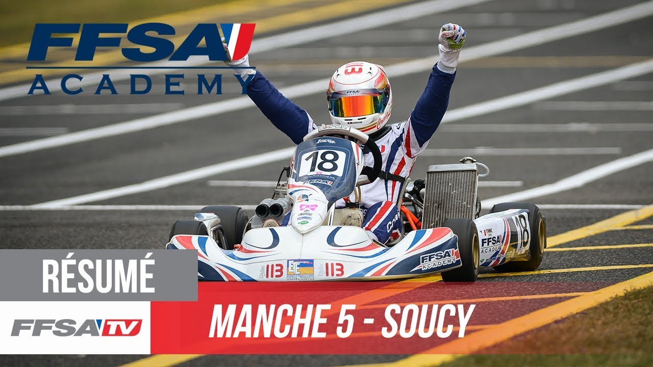 Championnat De France Junior Karting Manche 5 A Soucy Youtube