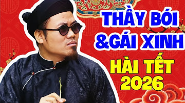 Hài Tết Mới Nhất 2026 - Thầy Bói Và Gái Xinh | Hài Vượng Râu Xem Bói Cười Vỡ Bụng