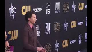 Full tom holland at the critics choice awards 2024 News