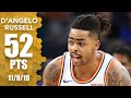 D'Angelo Russell scores career-high 52 in Warriors-Wolves OT thriller | 2019-20 NBA Highlights