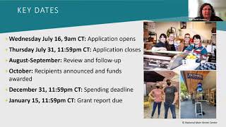 Backing Small Businesses Grants 2025 | Informational Webinar