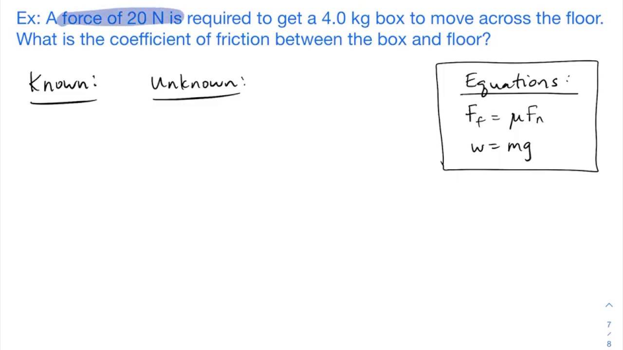 How Do I Calculate Friction: A Simple Guide