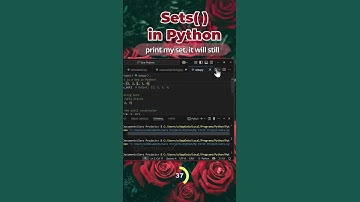 Sets  in Python #coding #programminglanguage #python #pythonprogramming #programming #software