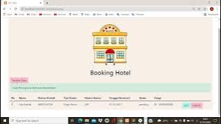 CRUD PHP/MONGODB Management Hotel (CRUD Booking Hotel)