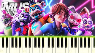 Rap Do Five Nights At Freddys Security Breach - Bem-Vindo Ao Pizzaplex - Tutorial Fácil De Piano