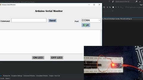 Simple Arduino Serial Monitor Using C# Windows Form