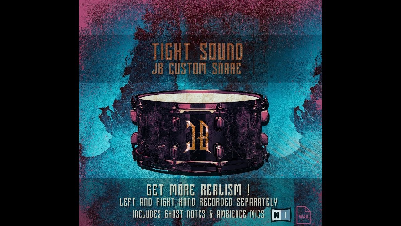 TIGHT SOUND JB CUSTOM SNARE DRUM SAMPLES YouTube