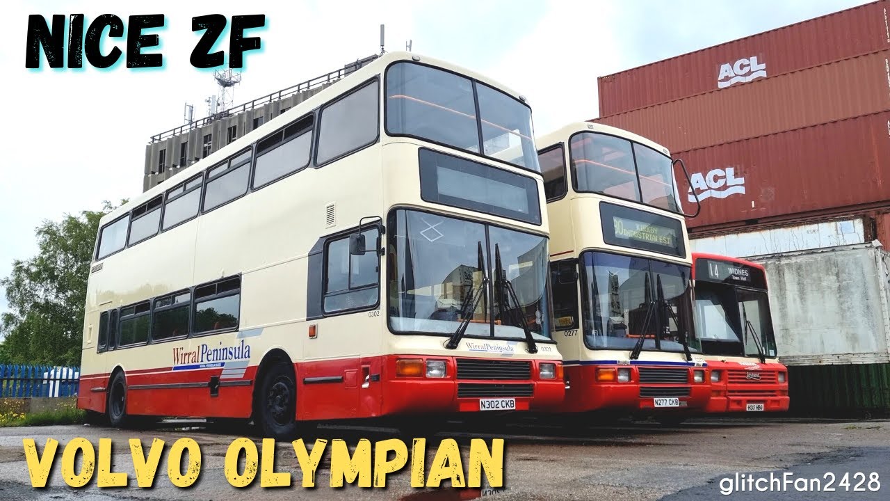 Ride in 1995 ZF Volvo Olympian Northern Counties Palatine II - Preserved Merseybus 0302, N302CKB