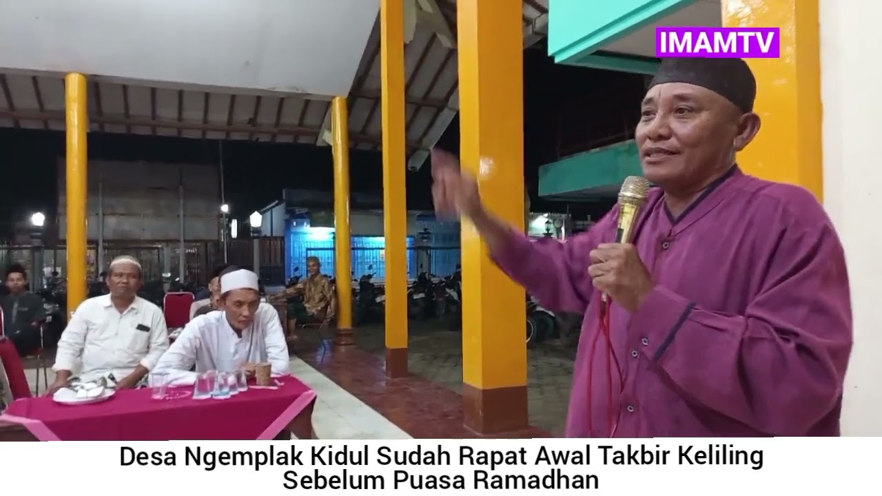 Rapat Takbir Keliling Desa Ngemplak Kidul (10/02/2026) 