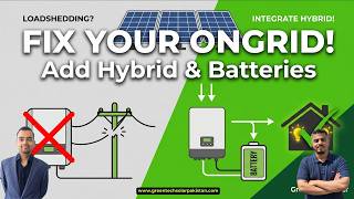 Loadshedding Killing Ongrid Solar Systems? How to integrate Hybrid with existing Ongrid Solar?