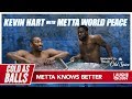 Kevin Hart Goes Head To Head With Metta World Peace...And Lives To Talk About It